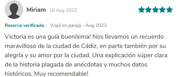 opinion reseña tour cadiz historico free guia oficial acreditada ruta paseo